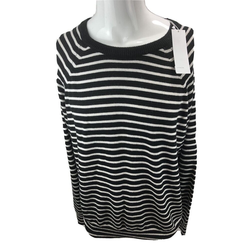 Vince Men Knit Sweater XL 100% Merino Wool Crew Neck Pullover MSRP $295